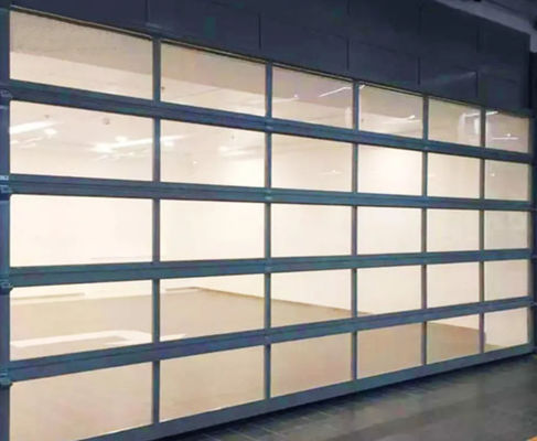 Ausgezeichnete Isolierung Aluminium-Abschnitttür für Glas-Panel Klarglas