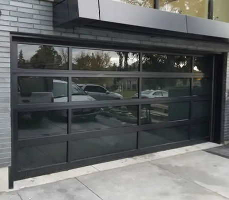Moderne Schnitttür aus Aluminium Weiß/Braun/Graue Legierung Schalldämmung Tür mit automatischer Öffnung Durchsichtige Glastür